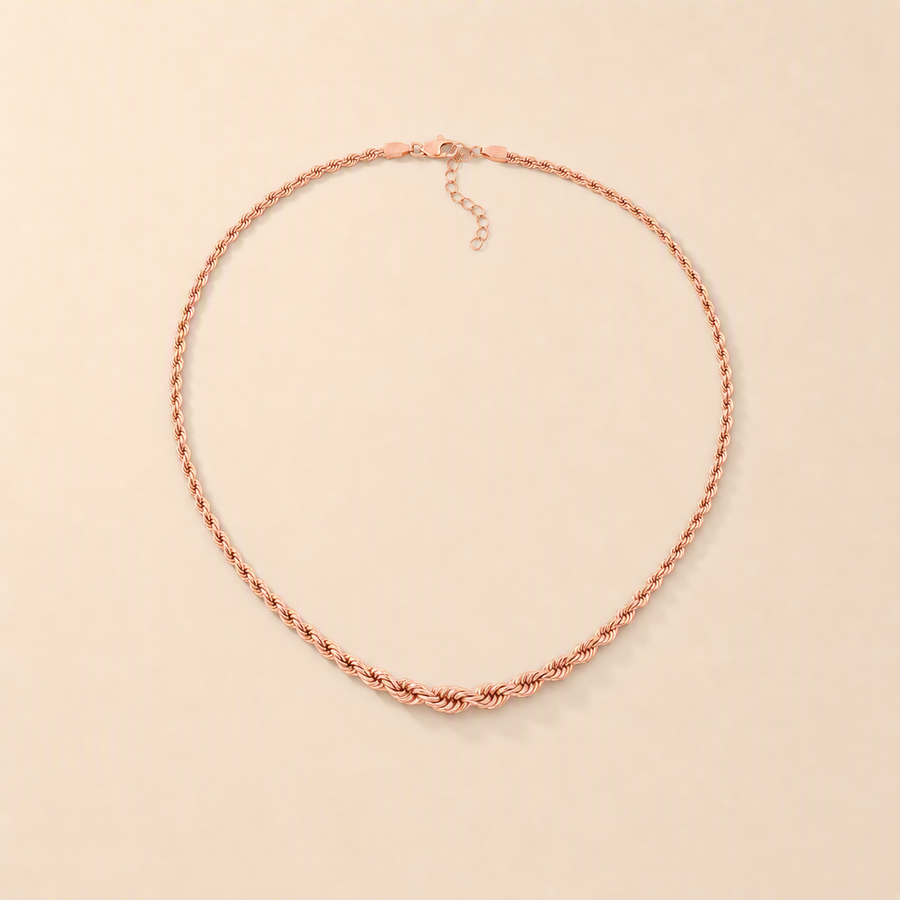 Graduated Rope Chain Necklace &mdash; view 3