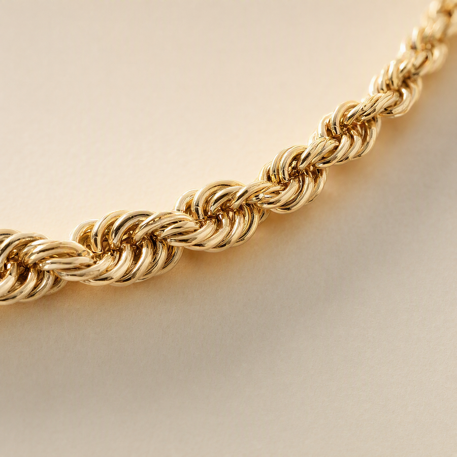 Graduated Rope Chain Necklace &mdash; view 9