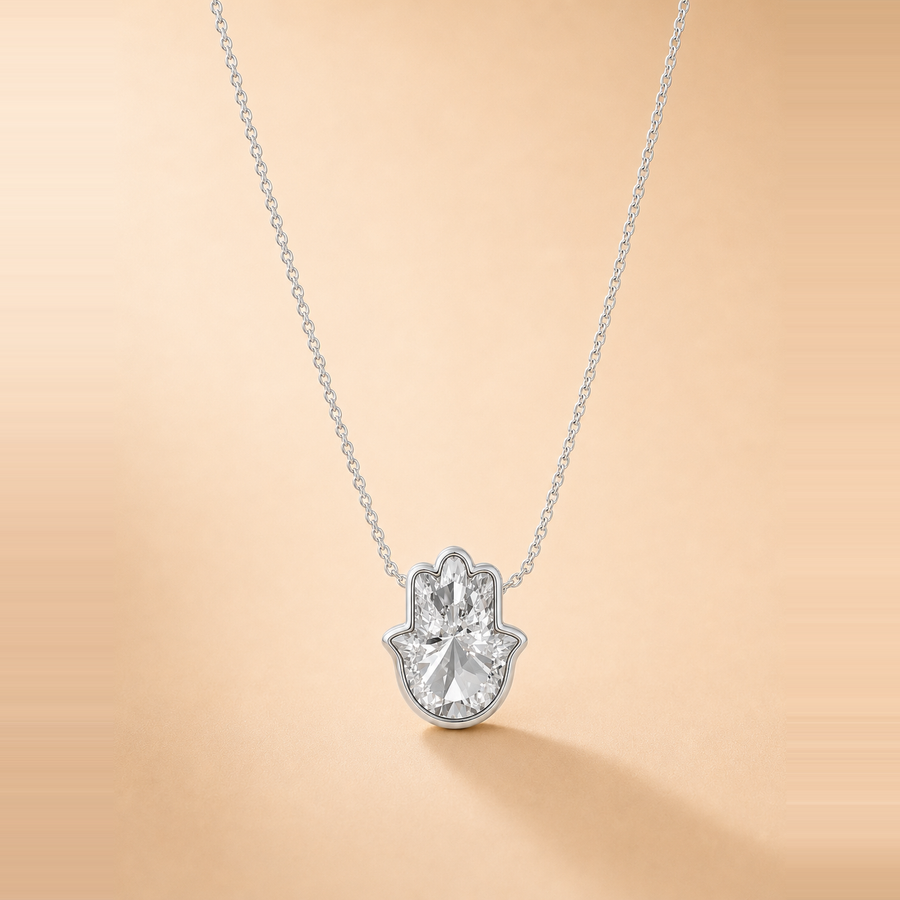 Hamsa Necklace &mdash; view 2