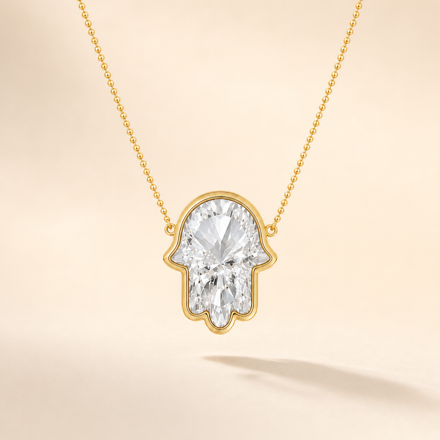 Hamsa Necklace &mdash; view 6
