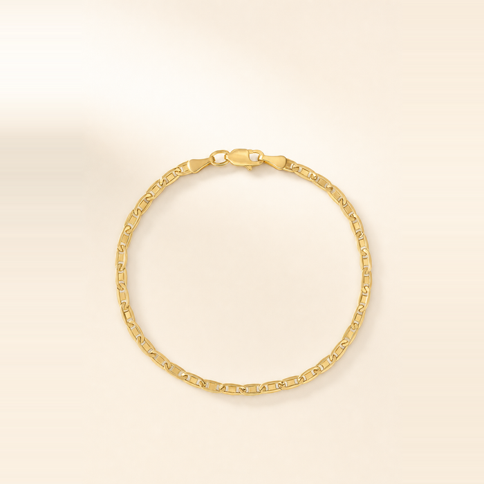 Wide Valentino Link Bracelet