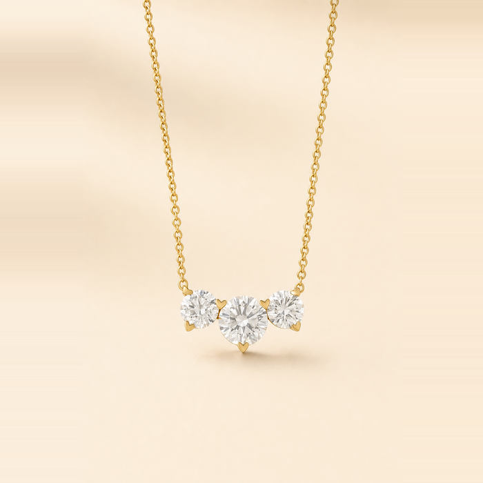 Diamond Cluster Pendant Necklace