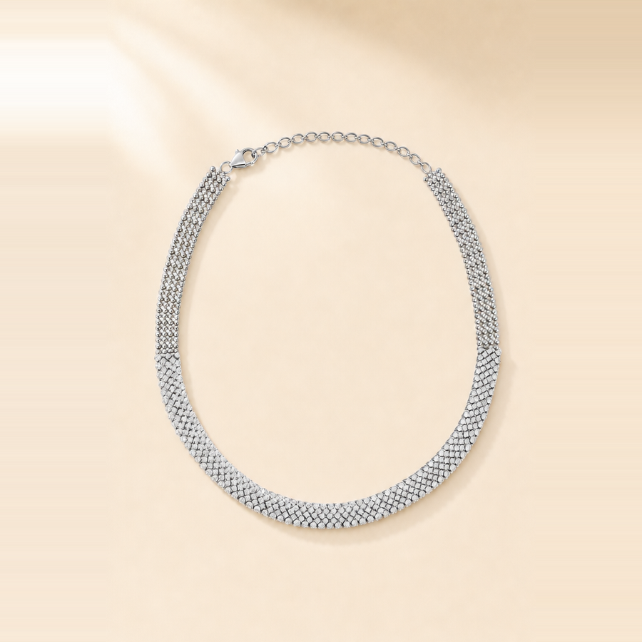 Diamond Mesh Choker &mdash; view 4