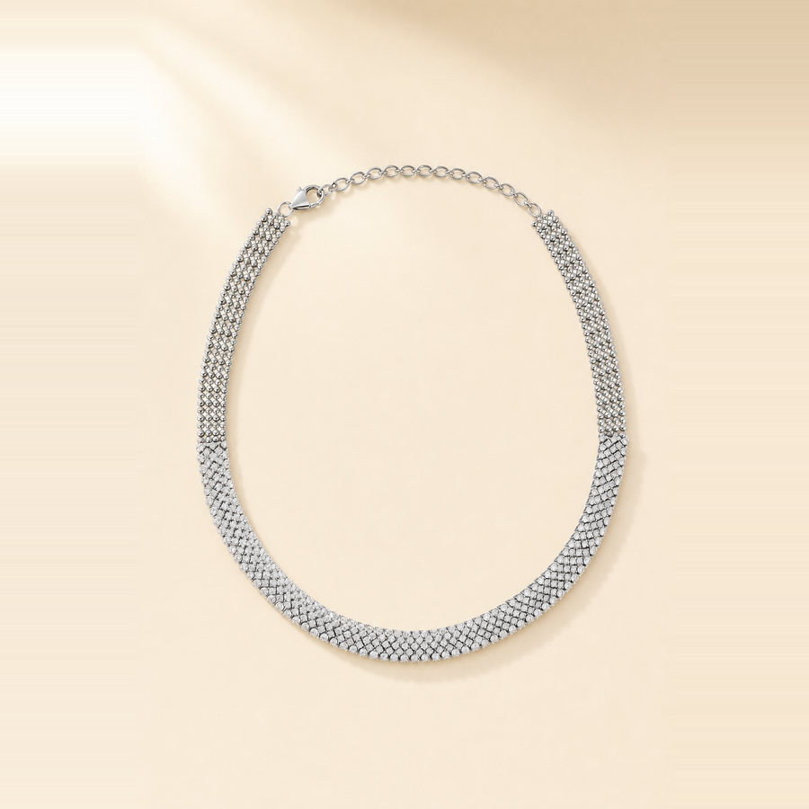 Diamond Mesh Choker &mdash; view 1