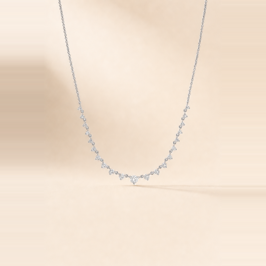 Graduated Diamond Necklace &mdash; view 5