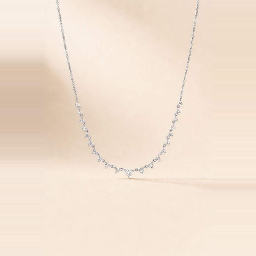 Graduated Diamond Necklace &mdash; view 2