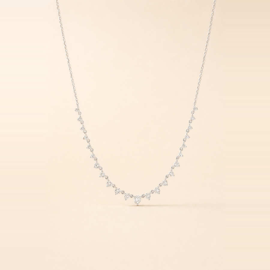 Graduated Diamond Necklace &mdash; view 3