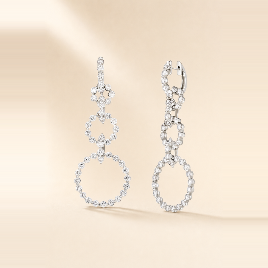 Multiway Diamond Statement Earrings &mdash; view 1