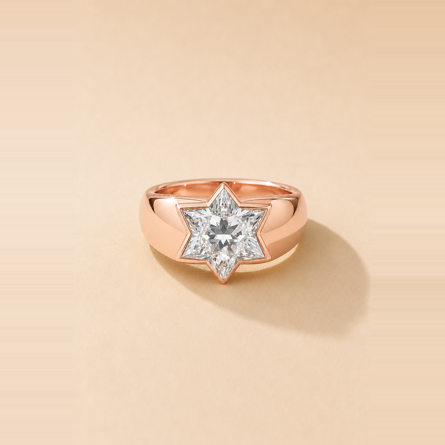 Magen David Signet Ring &mdash; view 3