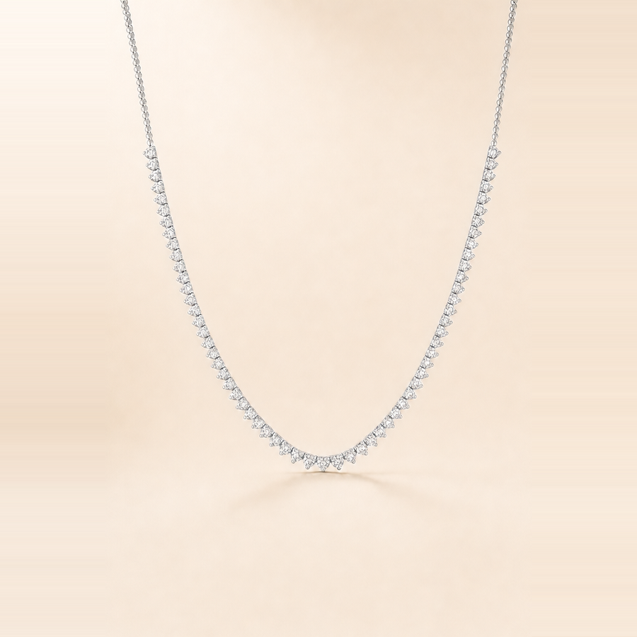 Martini Diamond Tennis Necklace &mdash; view 8