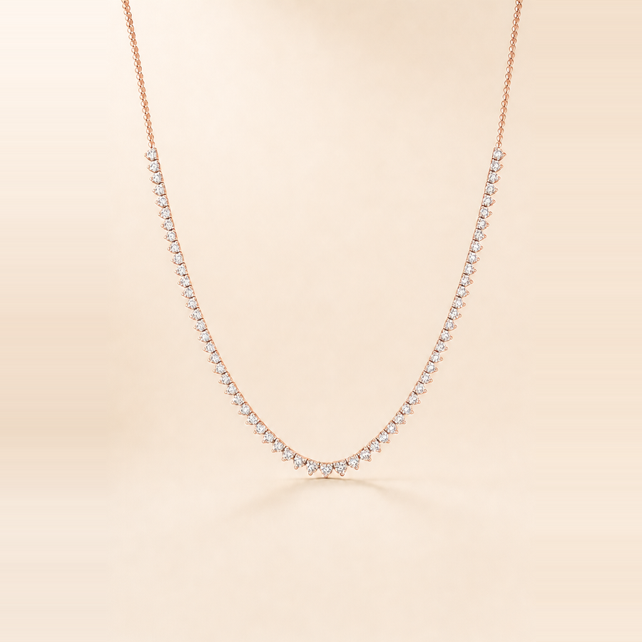 Martini Diamond Tennis Necklace &mdash; view 7