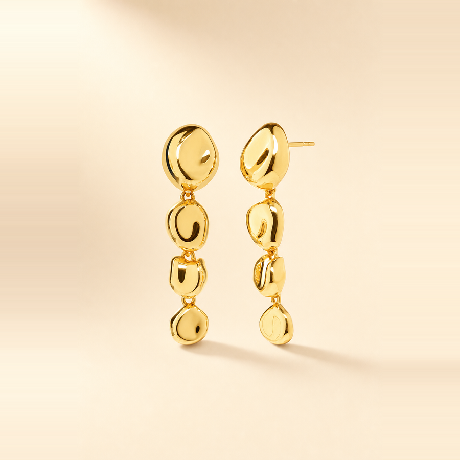 Pebble Drop Earrings &mdash; view 1