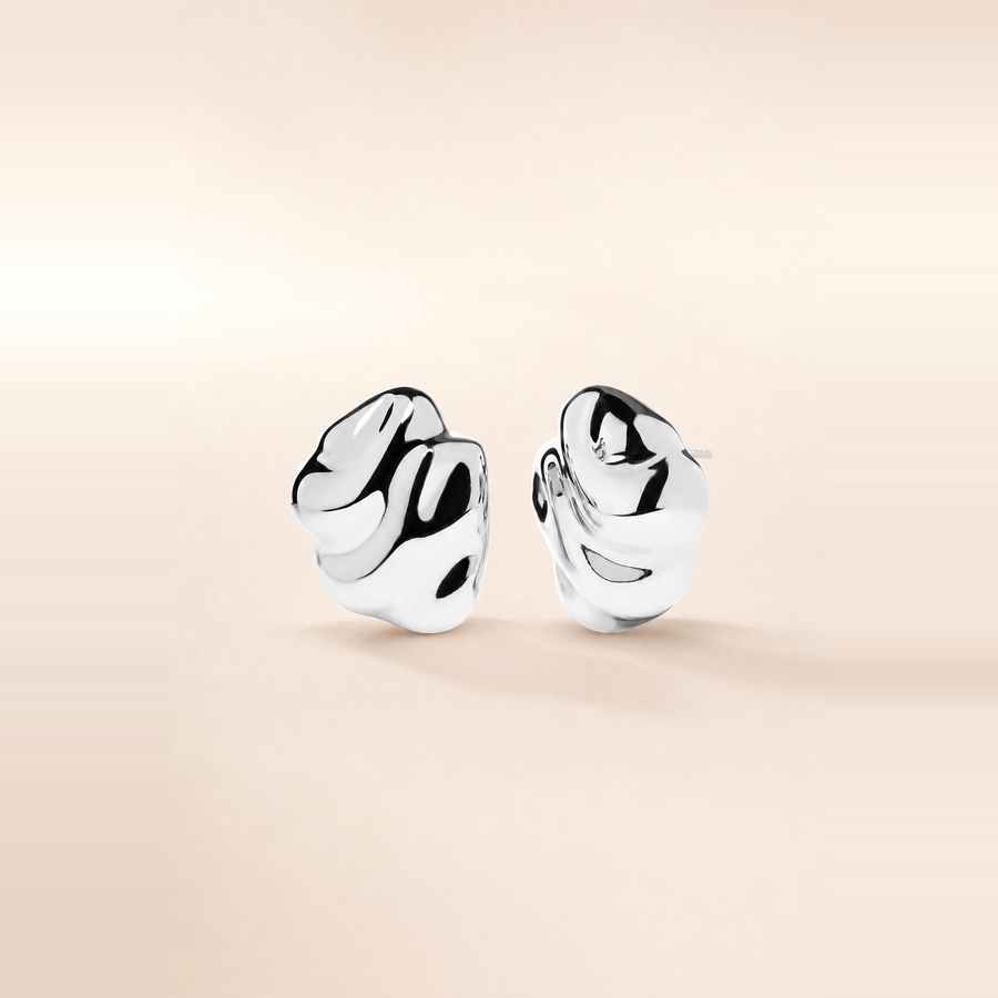 Molten Ripple Earrings &mdash; view 3