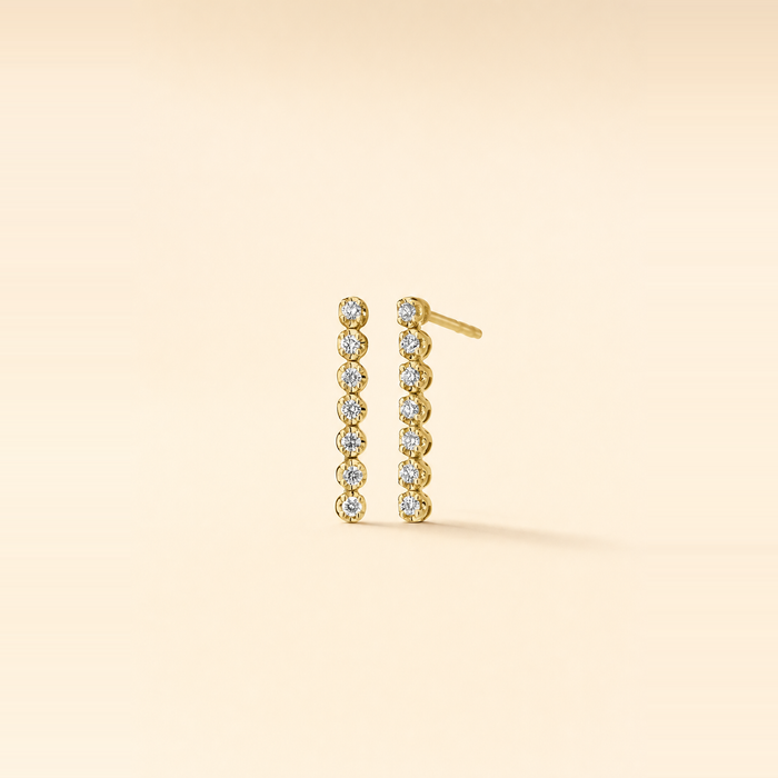 Mini Tennis Drop Earrings