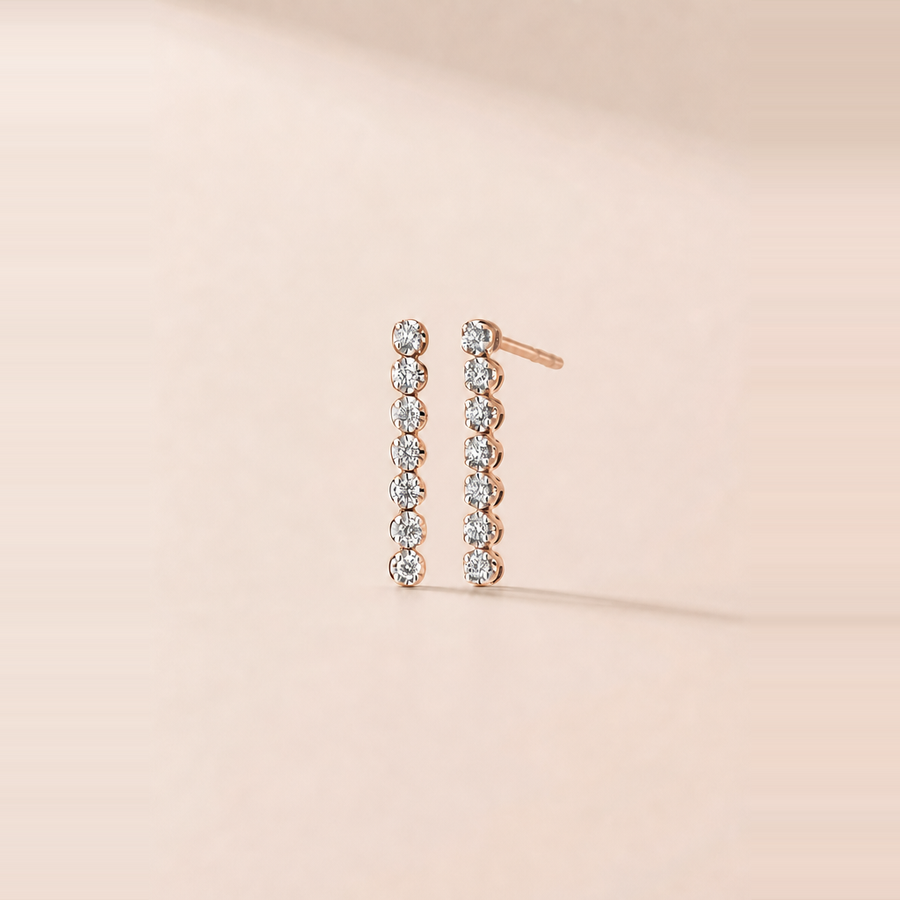 Mini Tennis Drop Earrings &mdash; view 6
