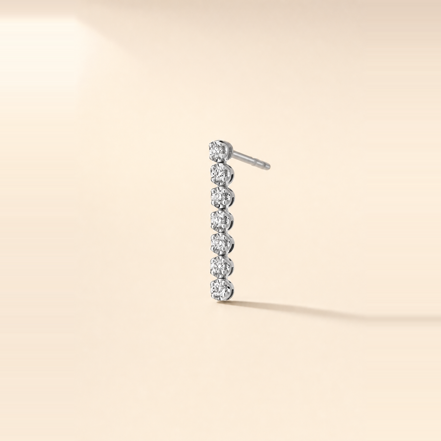 Mini Tennis Drop Earrings &mdash; view 5