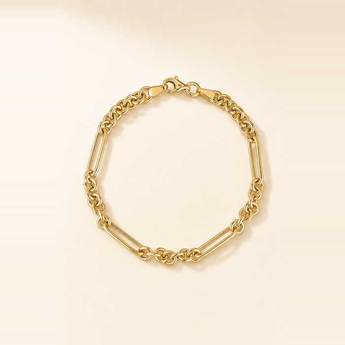 Mixed Link Chain Bracelet