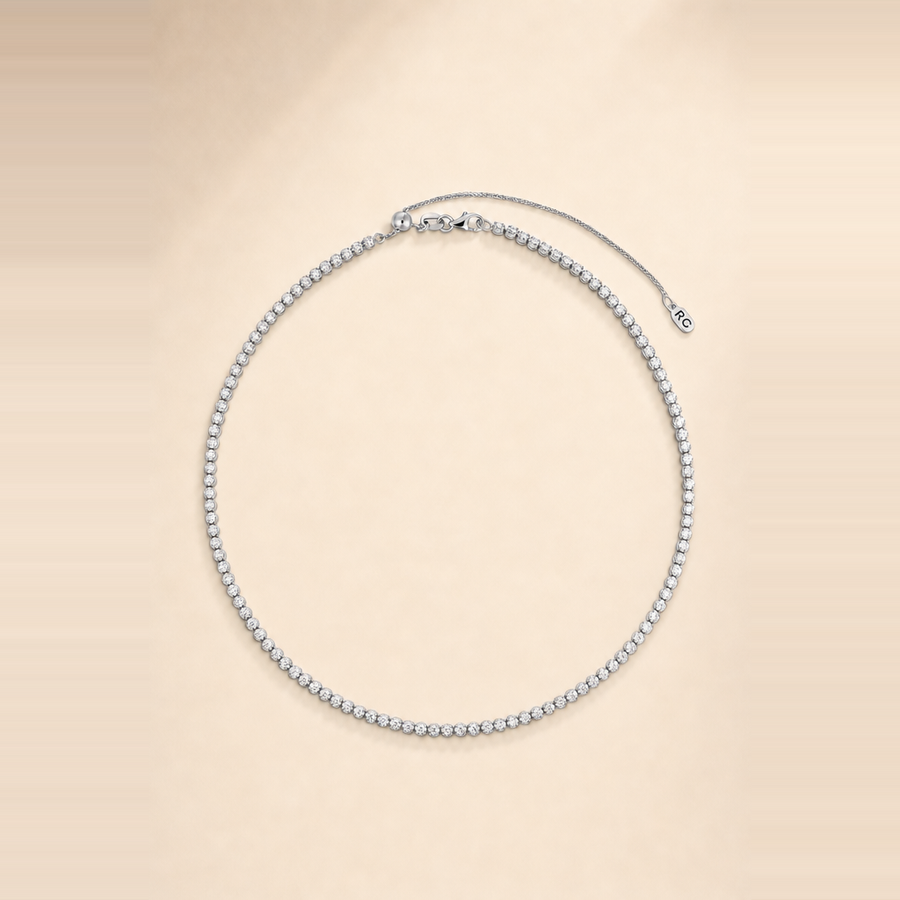 Multiway Tennis Choker + Double Wrap Bracelet &mdash; view 5