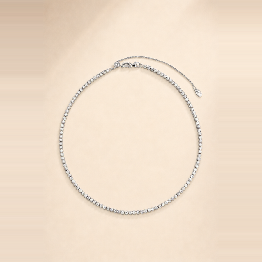 Multiway Tennis Choker + Double Wrap Bracelet &mdash; view 2