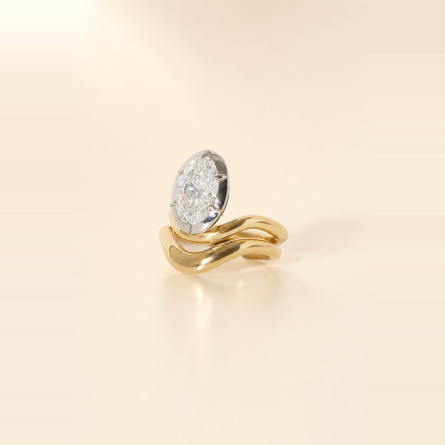 Oval Diamond in the Wave &mdash; view 4