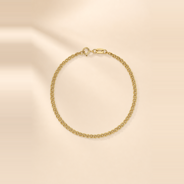 Petite Twin Chain Bracelet