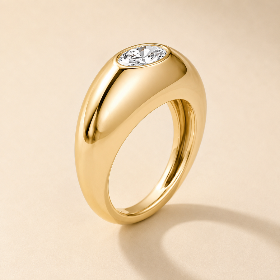 Oval Bubble Ring &mdash; view 1