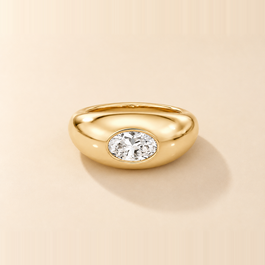 Oval Bubble Ring &mdash; view 3