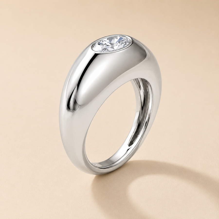 Oval Bubble Ring &mdash; view 2