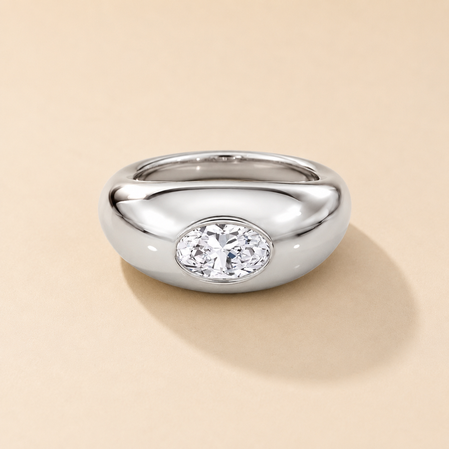 Oval Bubble Ring &mdash; view 4