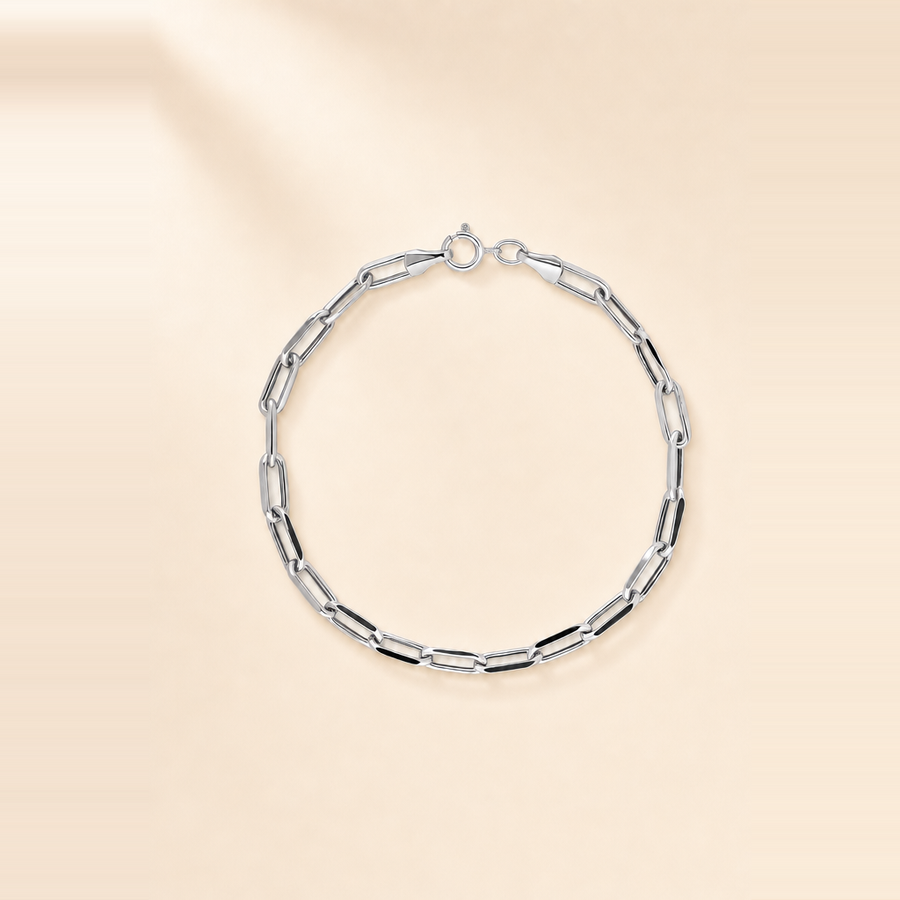 Paperclip Chain Bracelet &mdash; view 2