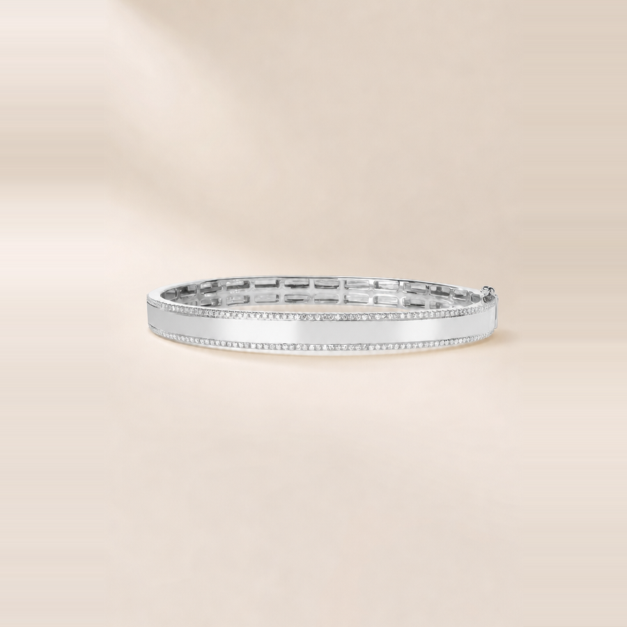 Pavé Border Bangle &mdash; view 6