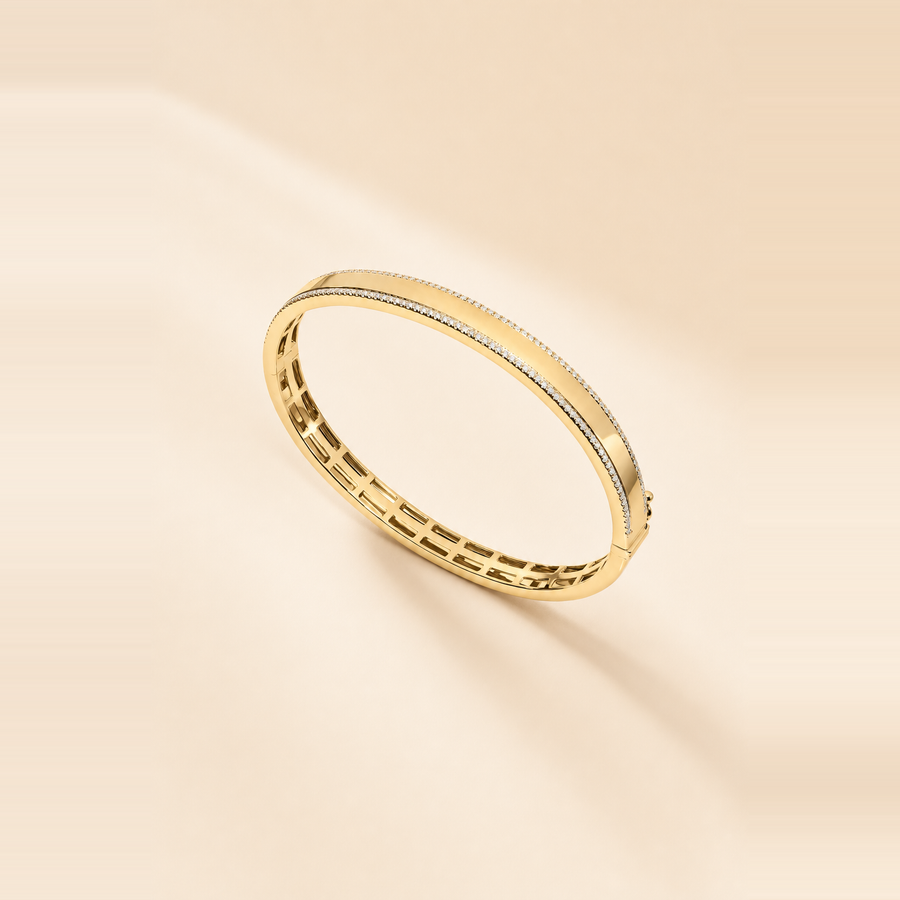 Pavé Border Bangle &mdash; view 3