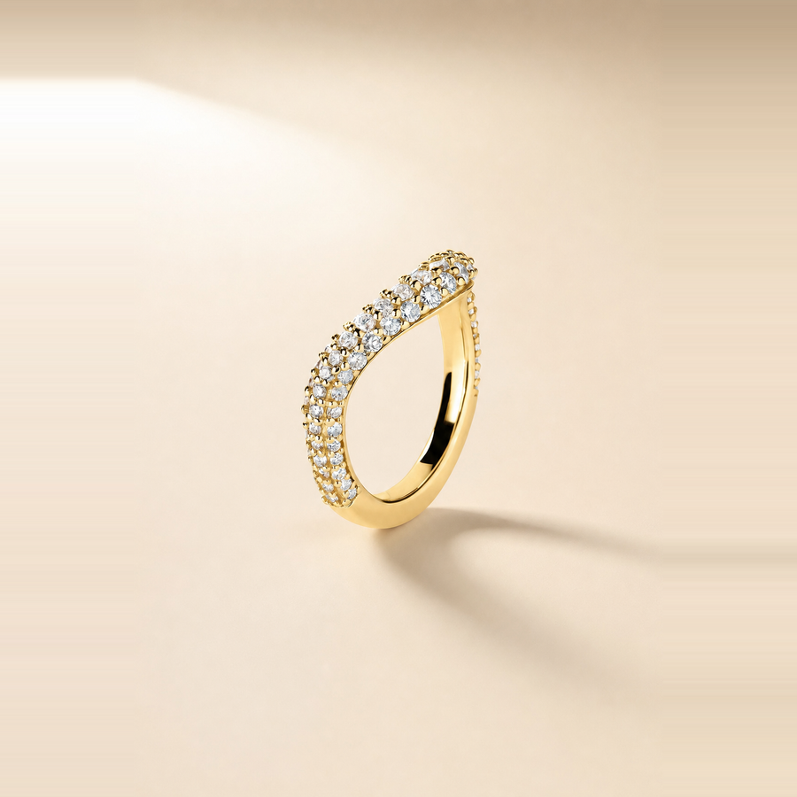 Pavé Nest Wedding Band &mdash; view 3