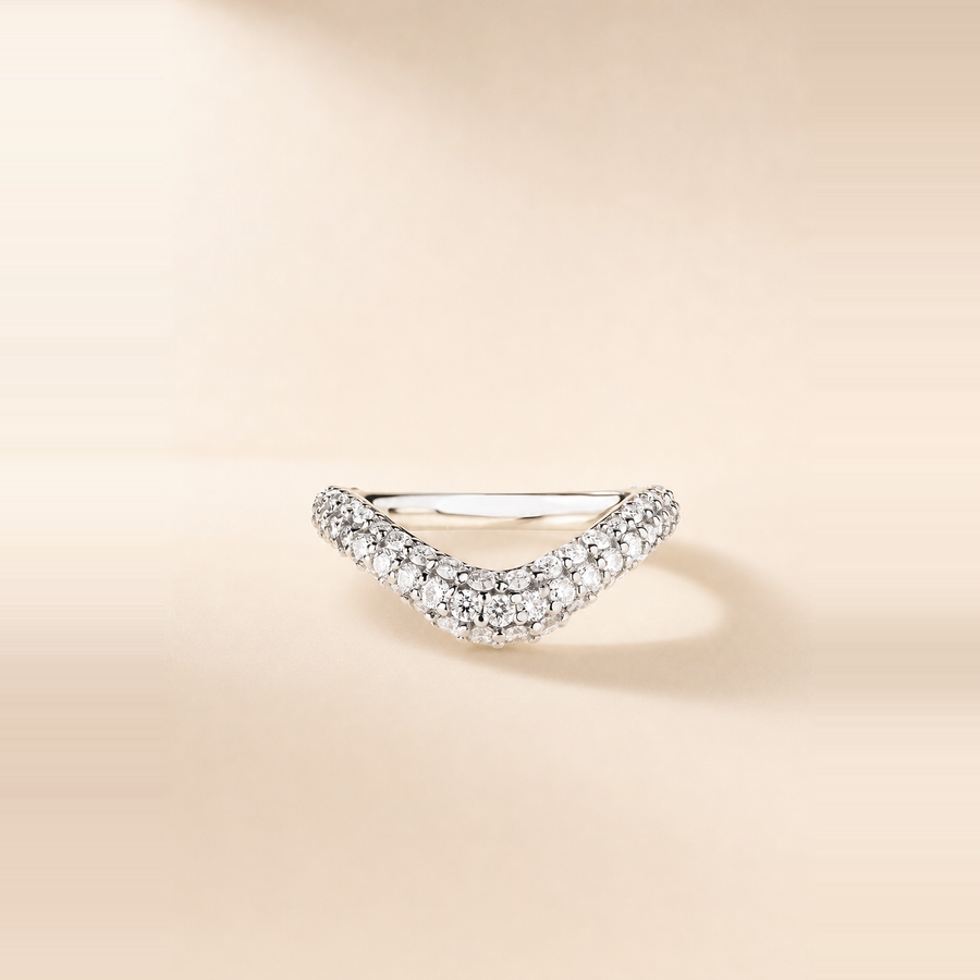 Pavé Nest Wedding Band &mdash; view 4
