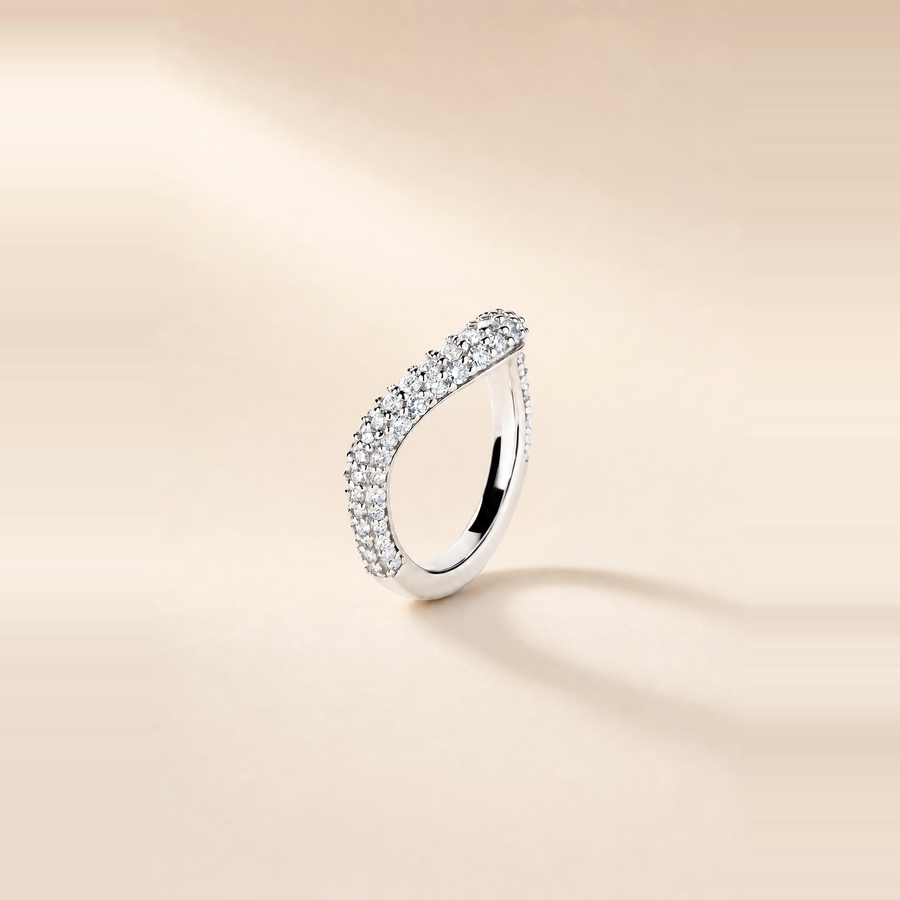 Pavé Nest Wedding Band &mdash; view 5