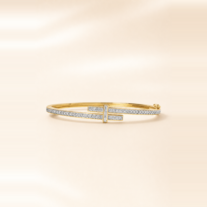 Diamond Interlock Bangle