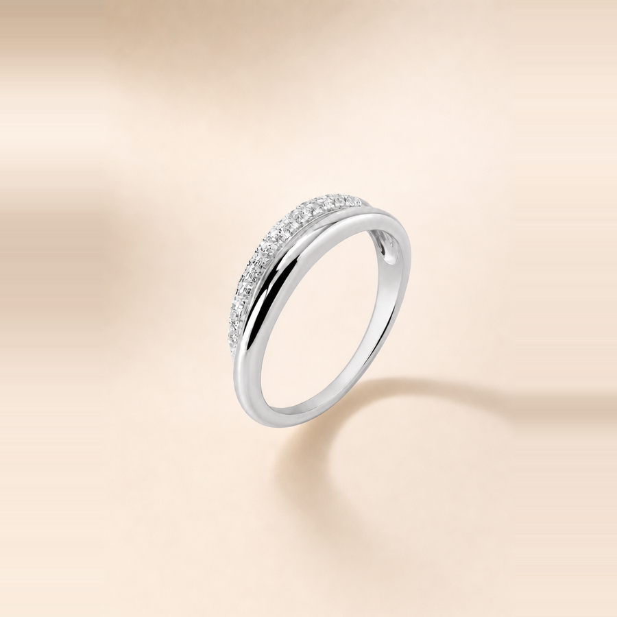 Serpent Tail Pavé Wrap Ring &mdash; view 6