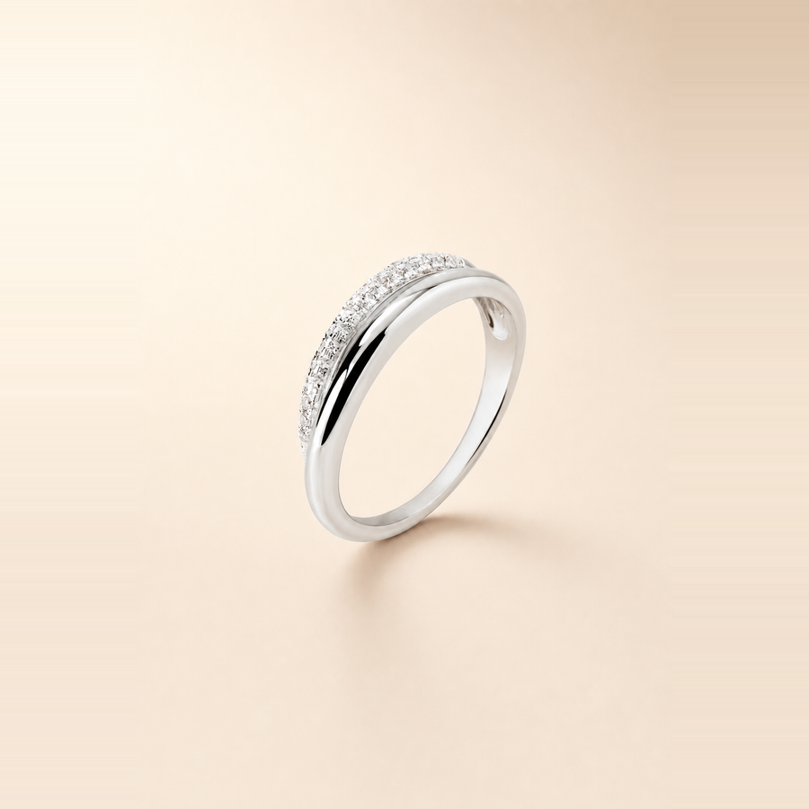 Serpent Tail Pavé Wrap Ring &mdash; view 4