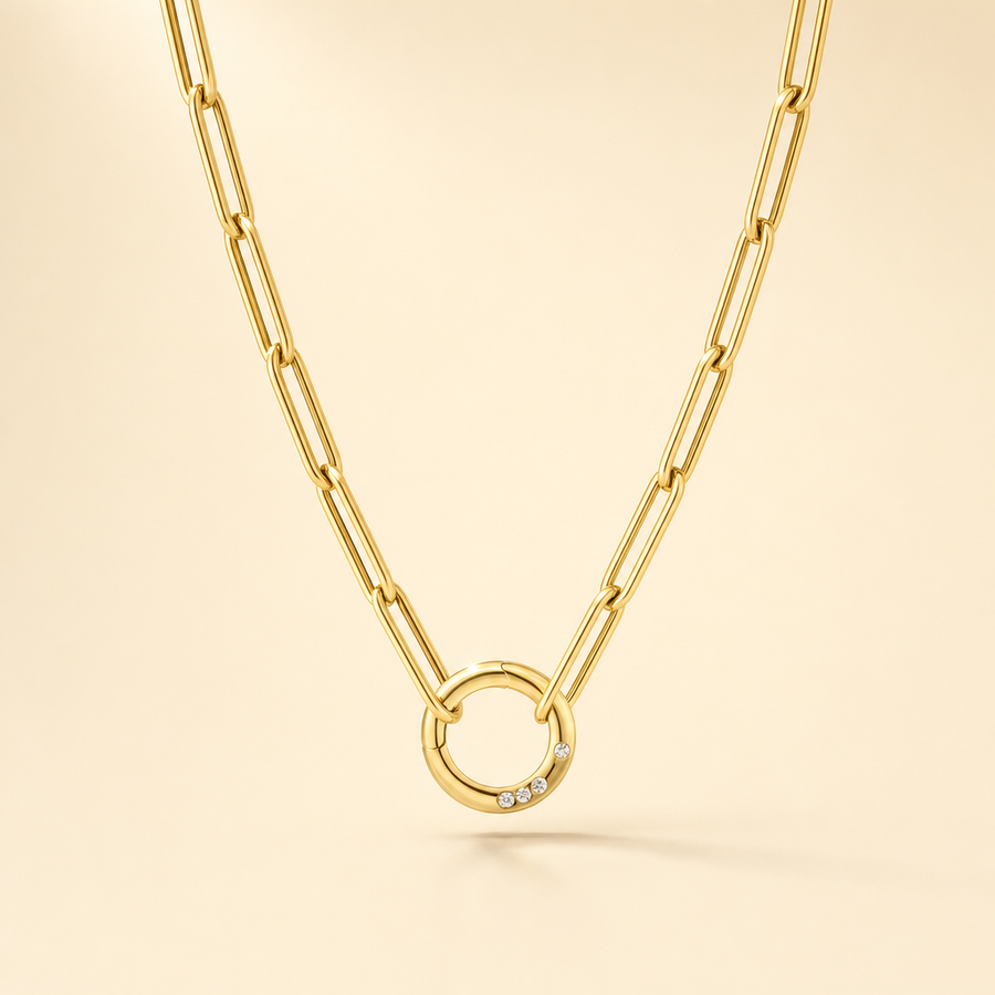 Split Chain Necklace &mdash; view 3