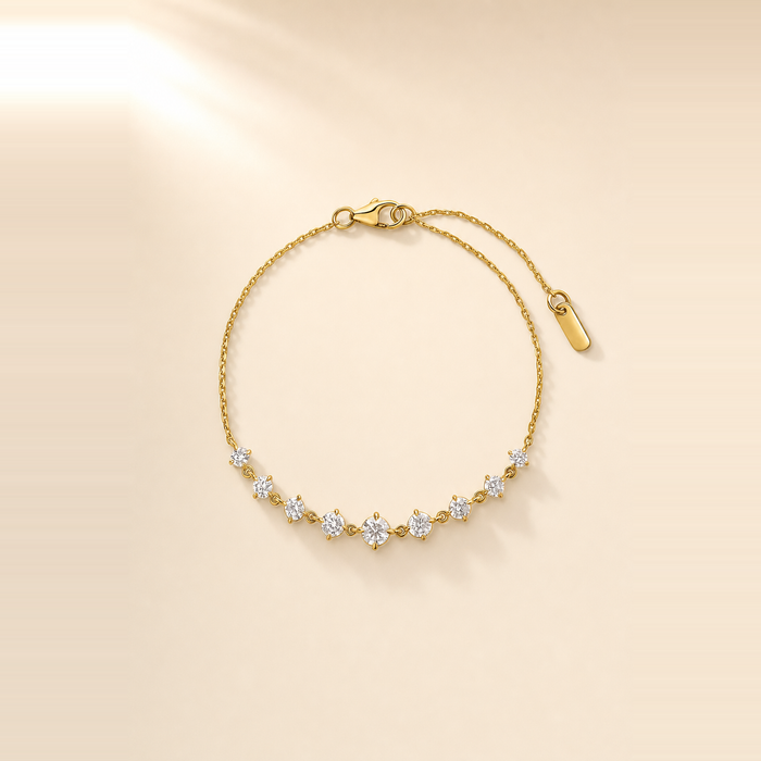 Starlight Graduated Diamond Bracelet