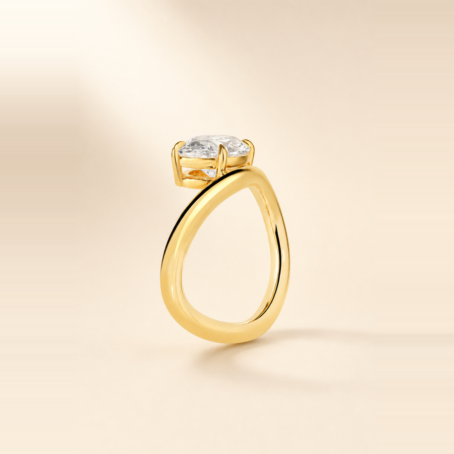 Oval East-West Diamond in the Wave &mdash; view 3