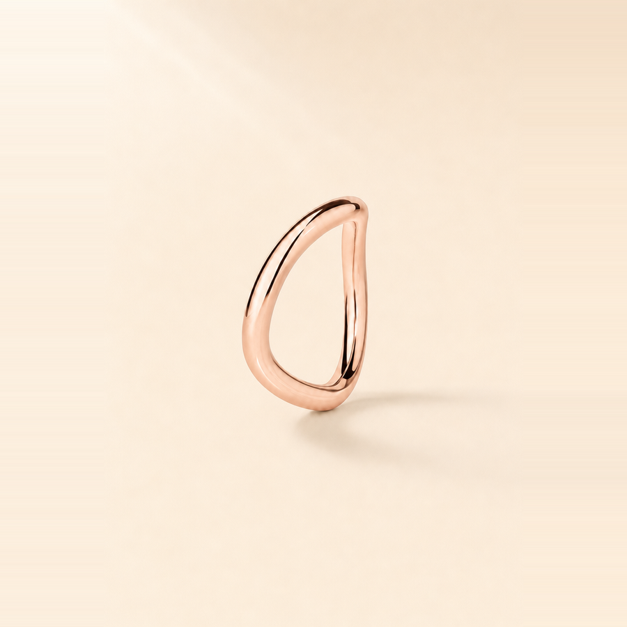 Wave Wedding Band &mdash; view 10