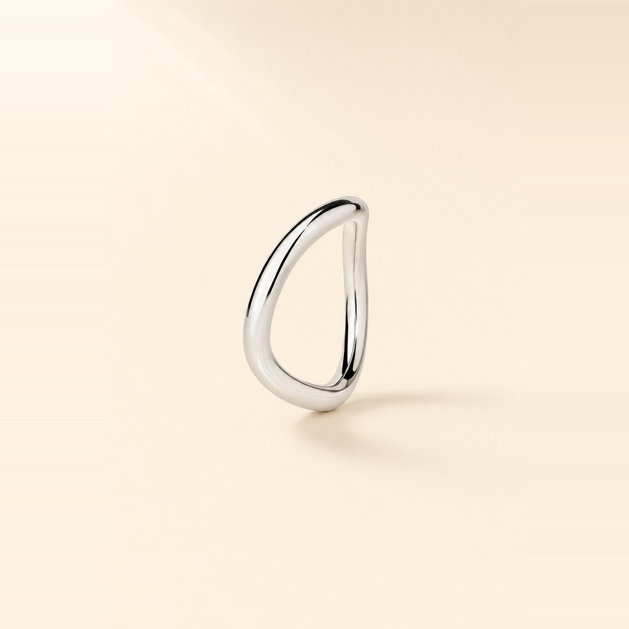 Wave Wedding Band &mdash; view 7