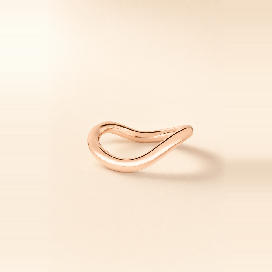 Wave Wedding Band &mdash; view 8
