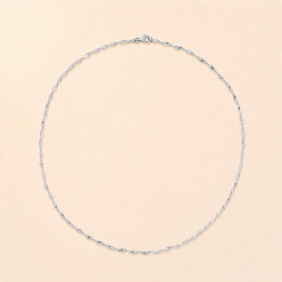 Twisted Dorica Chain Necklace &mdash; view 4