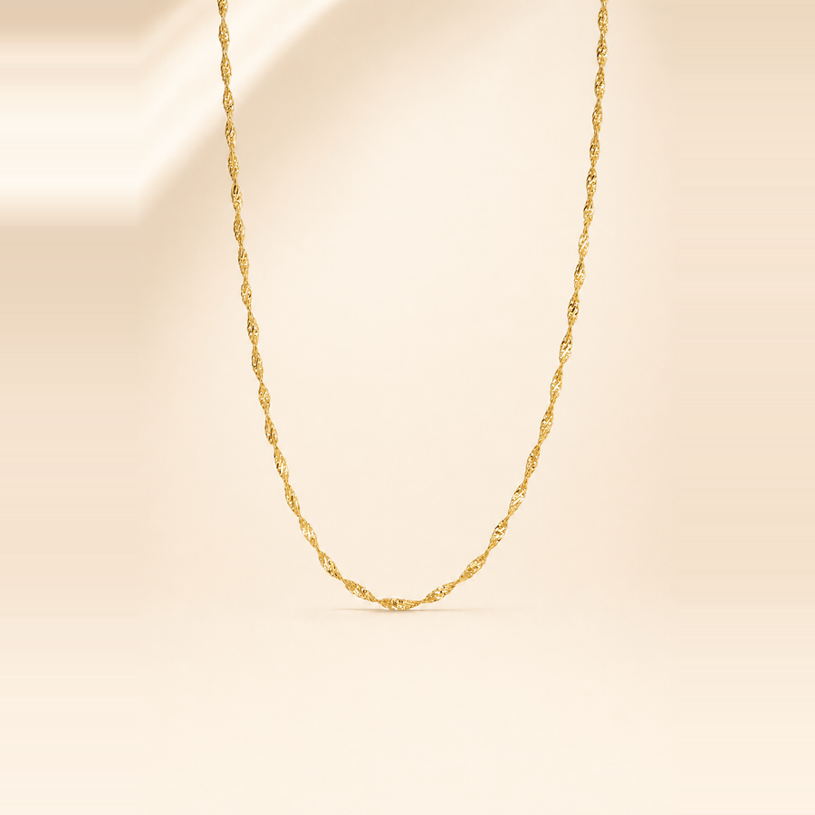 Twisted Dorica Chain Necklace &mdash; view 6
