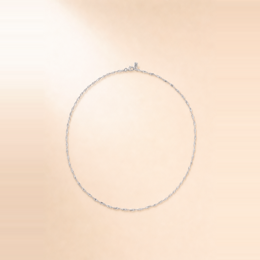 Twisted Dorica Chain Necklace &mdash; view 7
