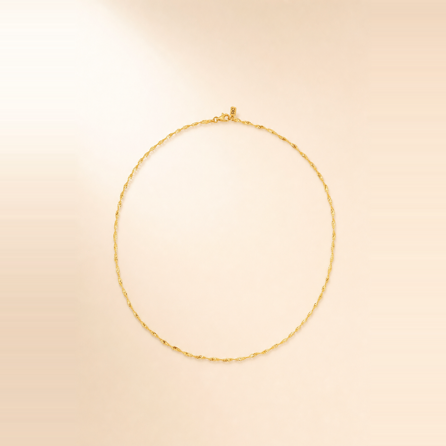 Twisted Dorica Chain Necklace &mdash; view 9