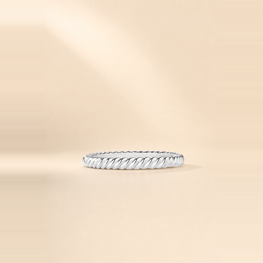 Twisted Wedding Band &mdash; view 9