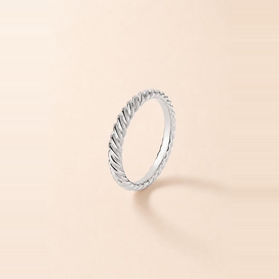 Twisted Wedding Band &mdash; view 2